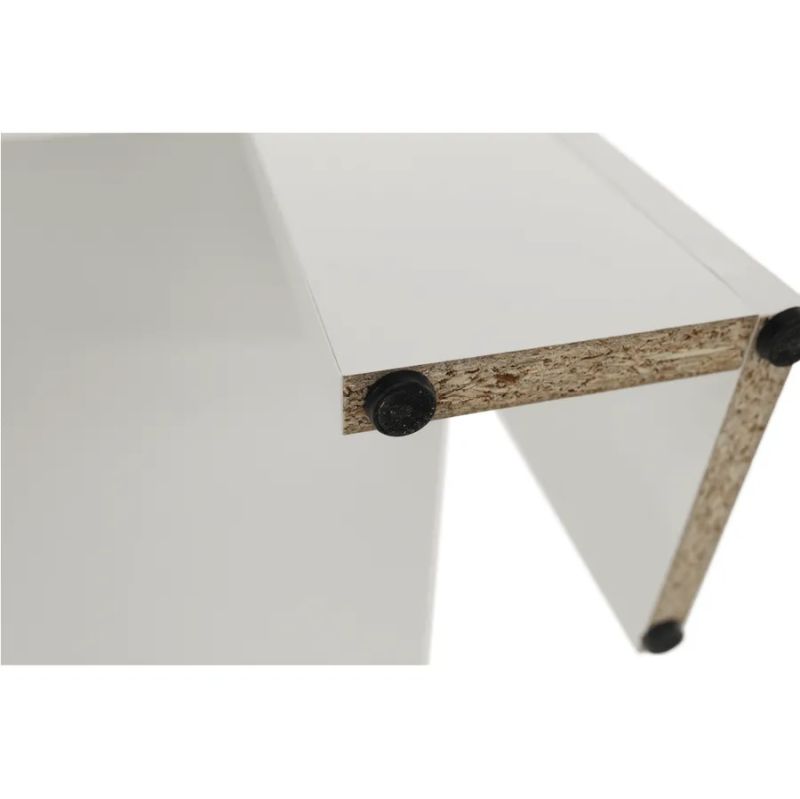 Originálny konferenčný stolík, biela-dub grand