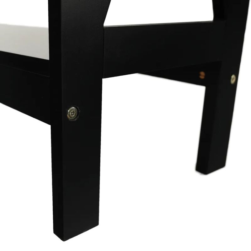 Jednoduchý konzolový stolík čierny