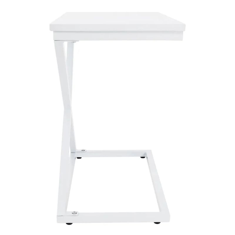 Príručný/nočný stolík s nestarnúcim dizajnom, biely