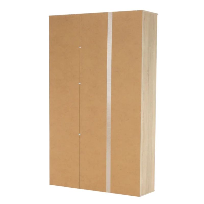 Luxusná skriňa s regálom, dub sonoma/biela