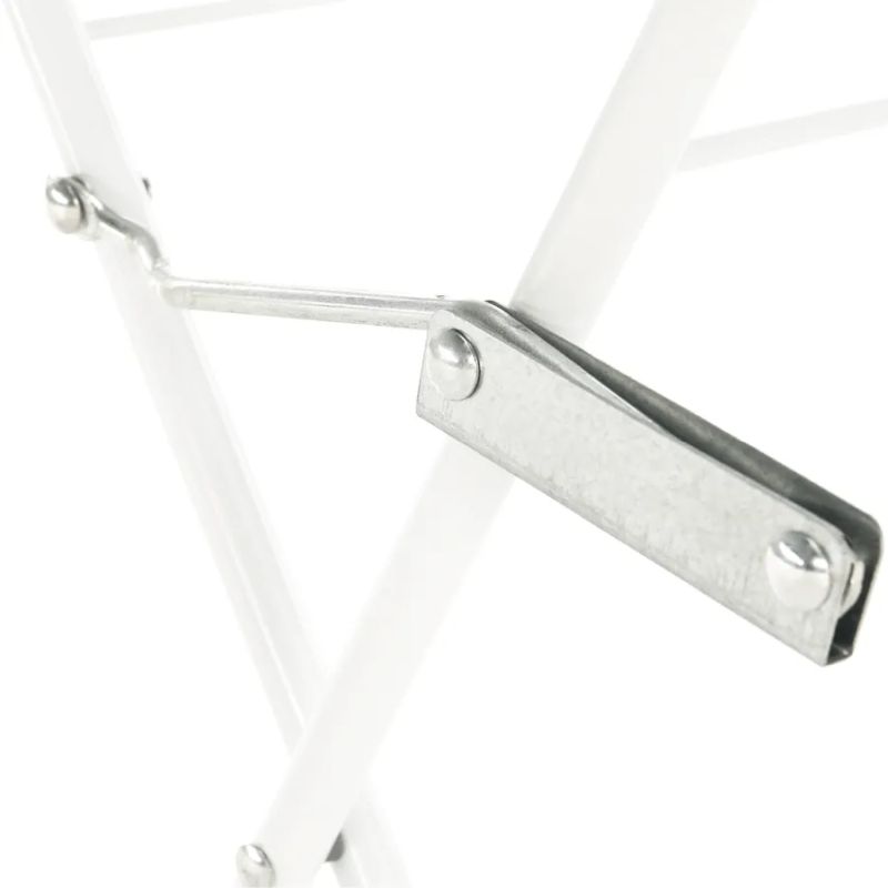 Dvojdielny rozkladací sušiak na bielizeň, biela-sivá