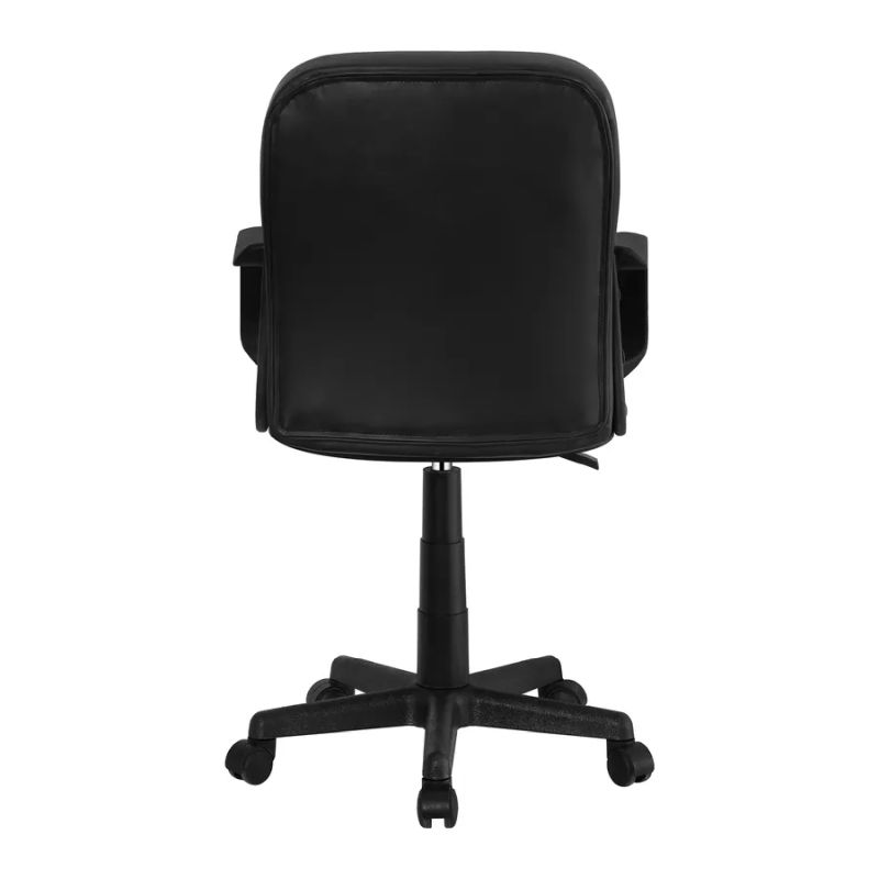 Kancelárske kreslo v elegantnej čiernej ekokoži