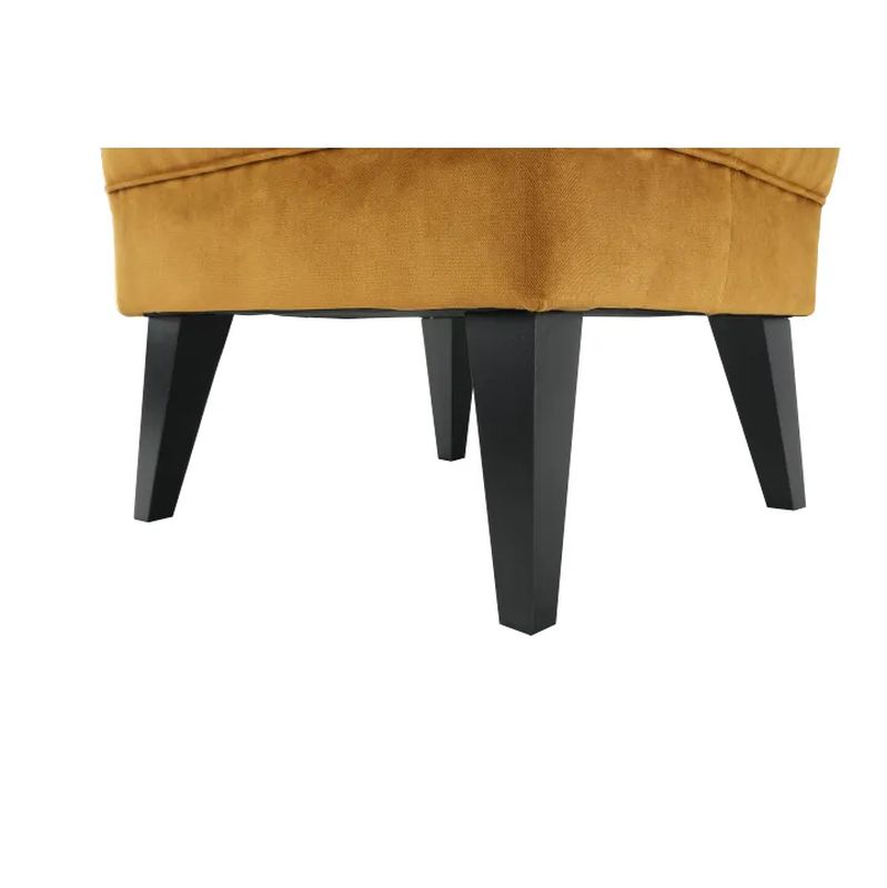 Moderný taburet, medená/čierna