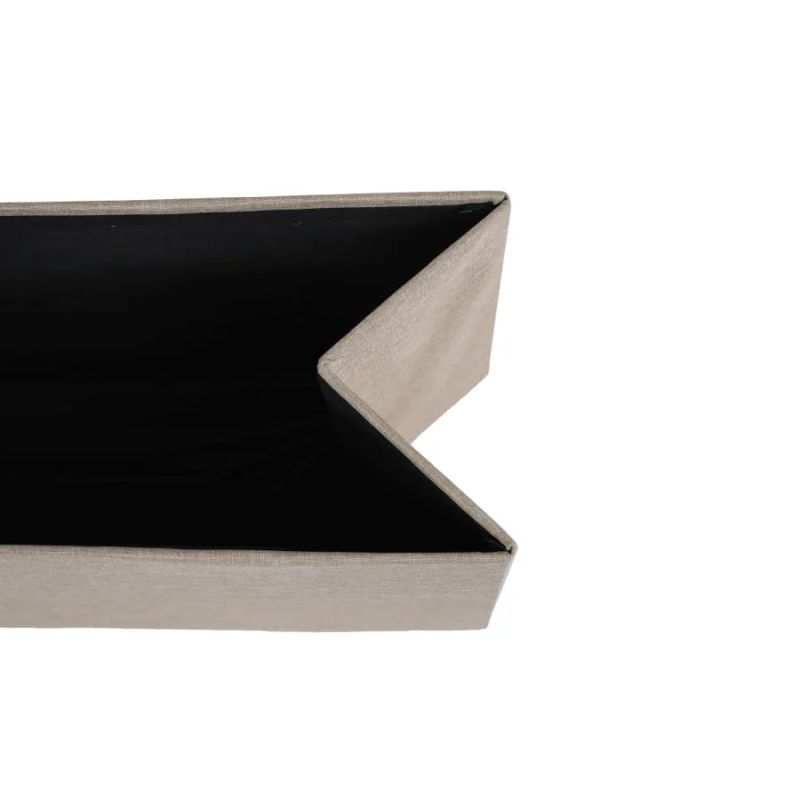 Univerzálny skladací taburet, bežová látka