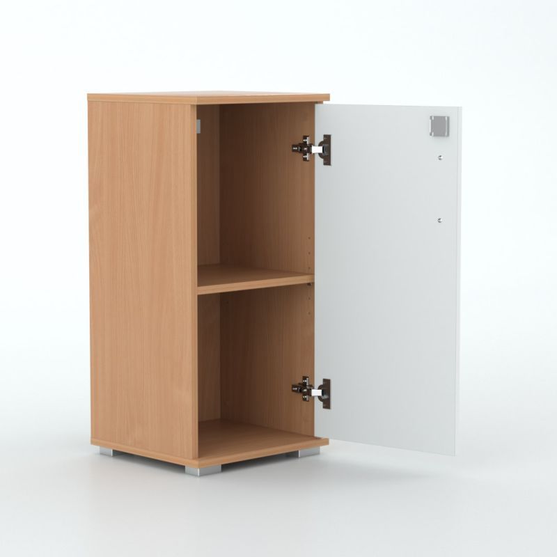 Skrinka OFFIC 202 s policou úzka kancelárska - viac farebných prevedení