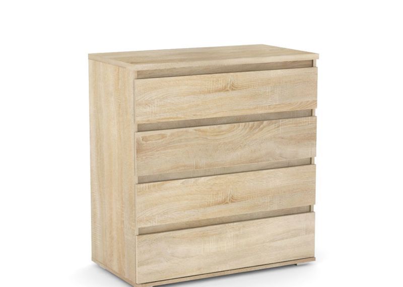 Komoda 4x zásuvka - viac farebných prevedení