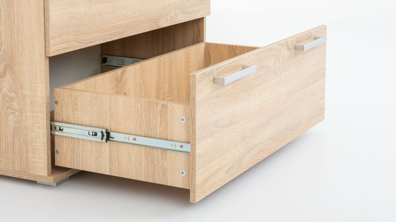 Štýlová komoda 4x zásuvka - viac farebných prevedení