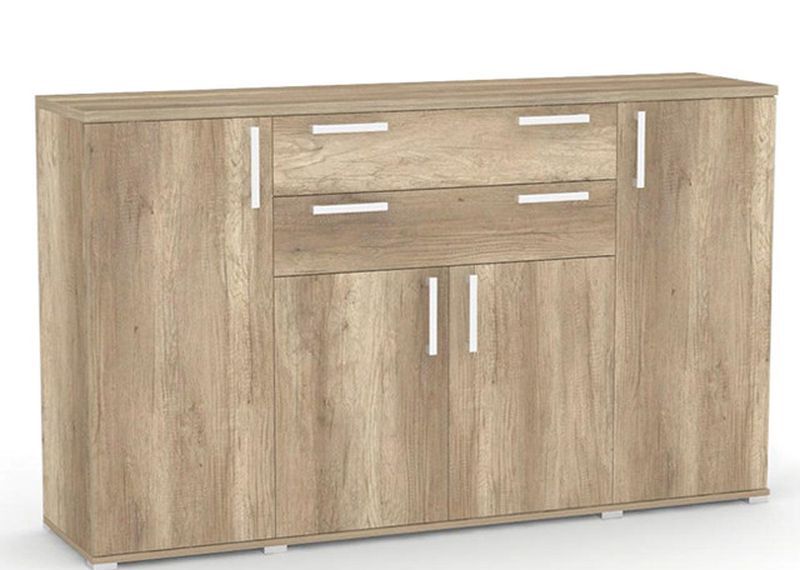 Štýlová komoda, 4x dvierka a 2x zásuvka - viac farebných prevedení