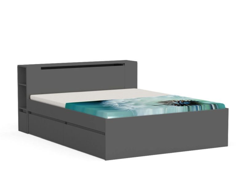 Pohodlná manželská posteľ s úložným priestorom a stolíkmi, 160 - viac farebných prevedení