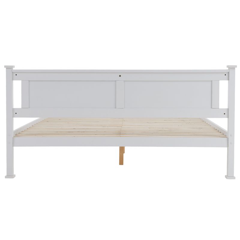 Manželská posteľ v provensálskom štýle 160, biela