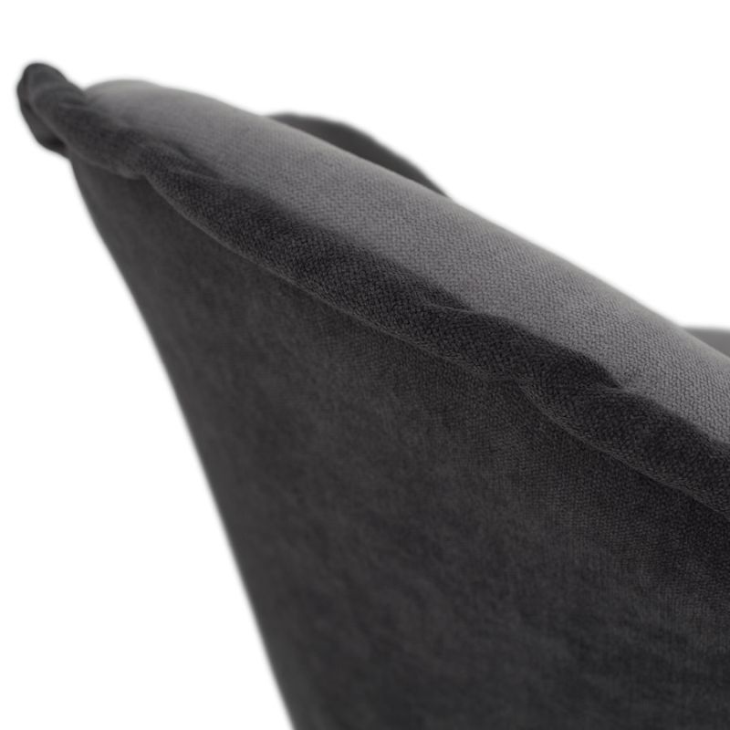 Kreslo s úložným priestorom, tmavosivá-svetlosivá