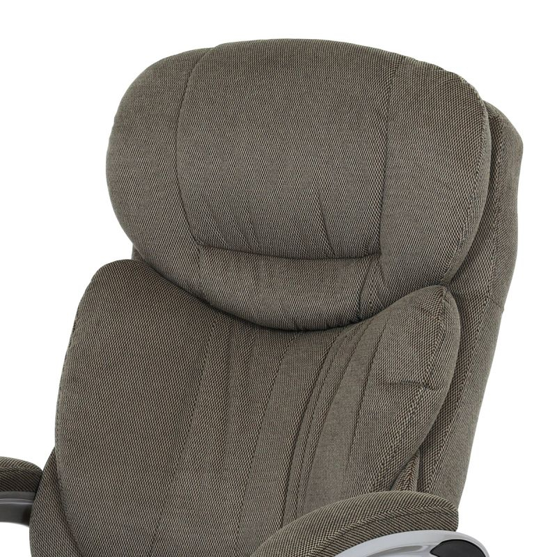 Elegantné kancelárske kreslo sivohnedej farby