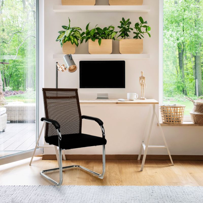 Zasadacia stolička, hnedá-čierna