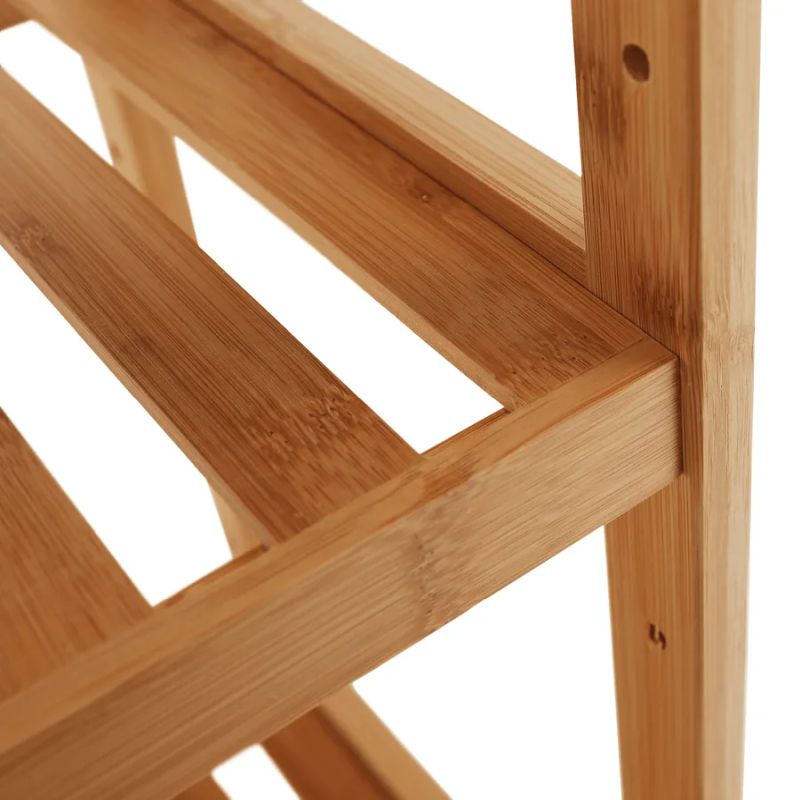 5-policový regál, prírodný bambus