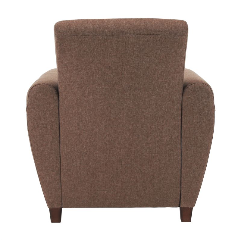 Kreslo s moderným dizajnom, tmavobéžová