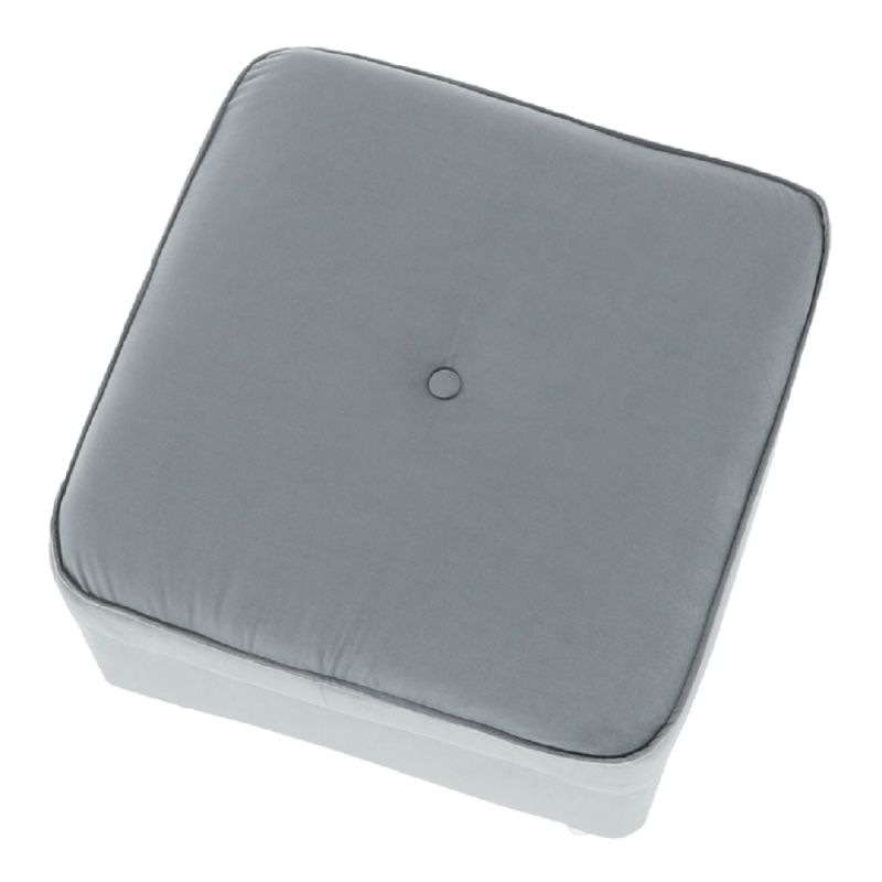 Taburet v nadčasovom dizajne, svetlosivá-biela