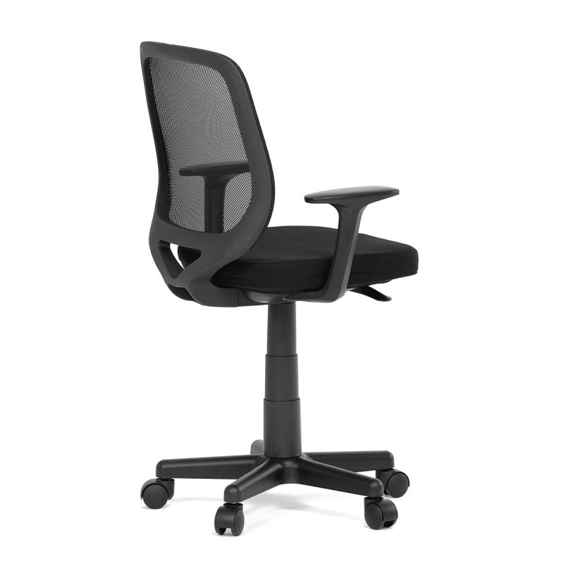 Jednoduchá kancelárska stolička, čierna mesh
