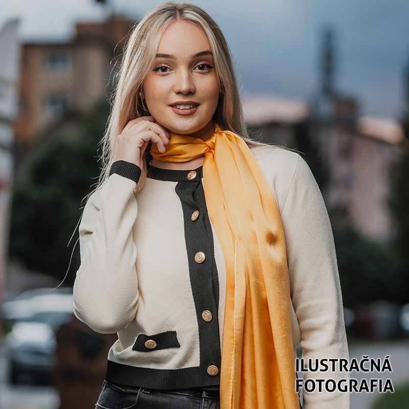 Hodvábna šatka ZELENO MODRÁ 90 x 90cm