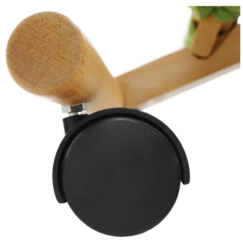 Moderná a ergonomická kľakačka, zelená-buk