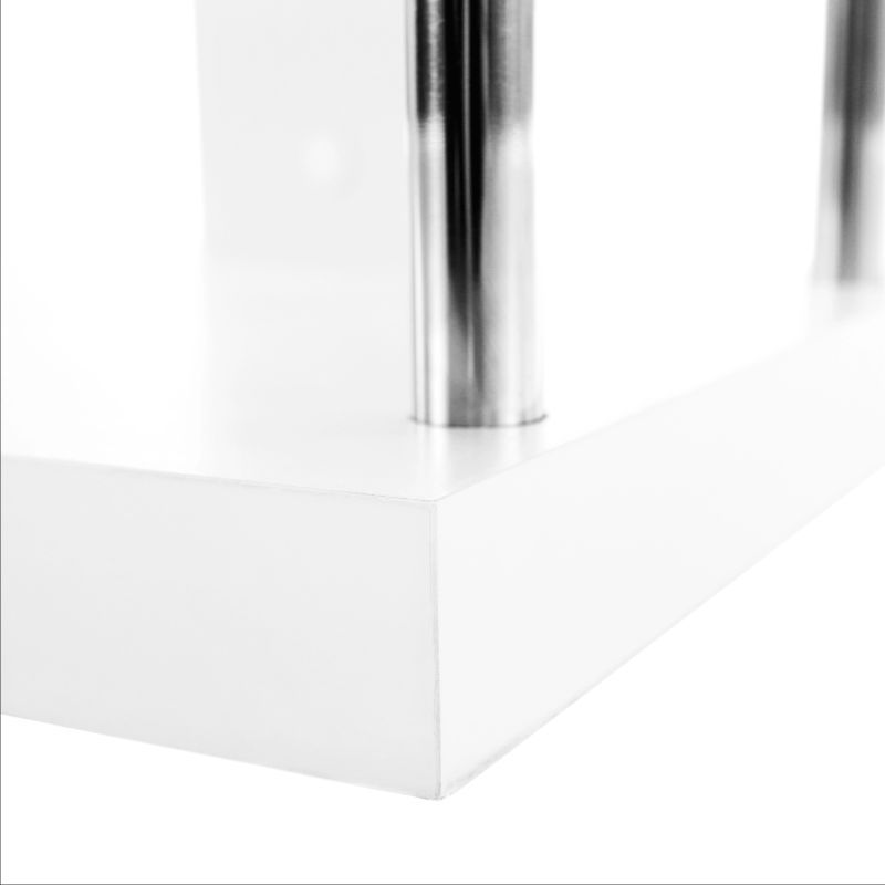 Zaujímavý a moderný regál biely