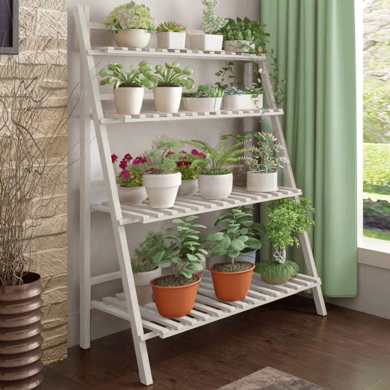 Skladací regál, biely, TYP 2