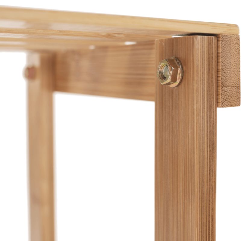 Štýlový viacúčelový regál, prírodné prevedenie