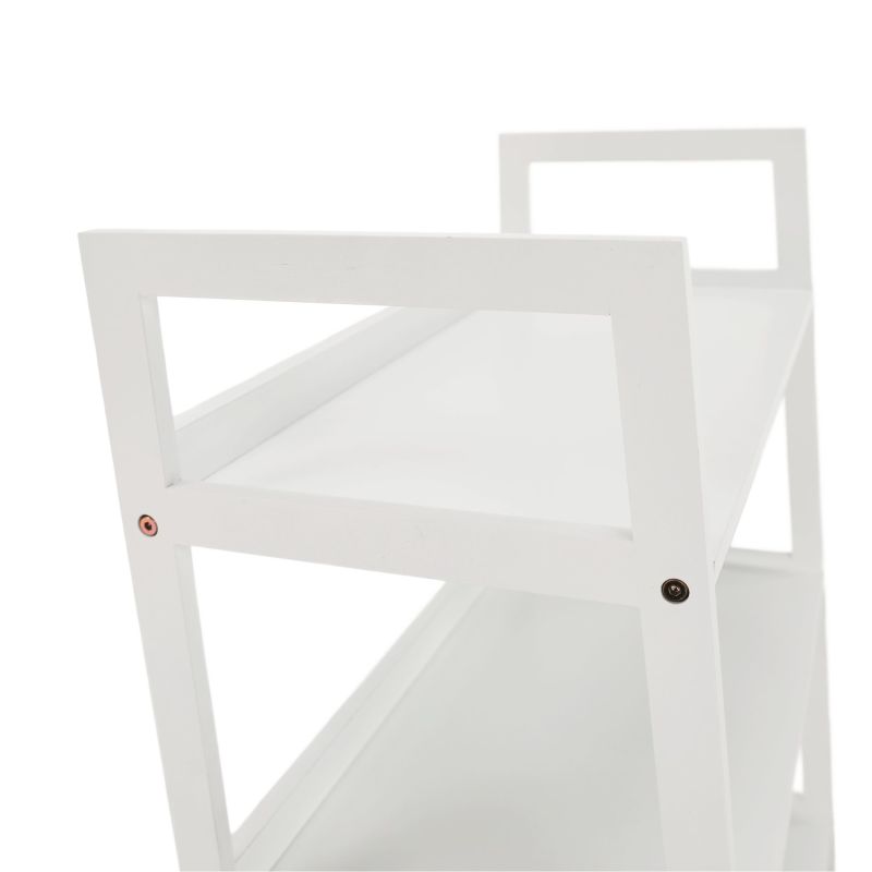 Šikovný 3-policový regál, biela