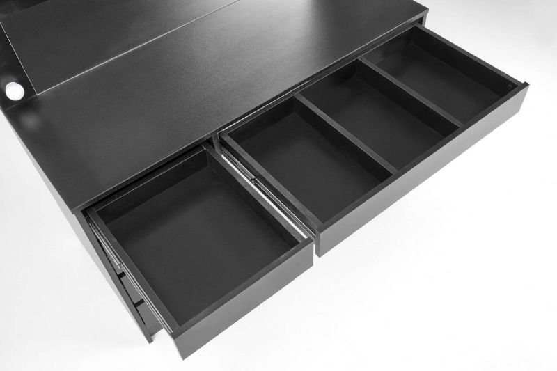 Toaletný stolík XL v čiernom prevedení