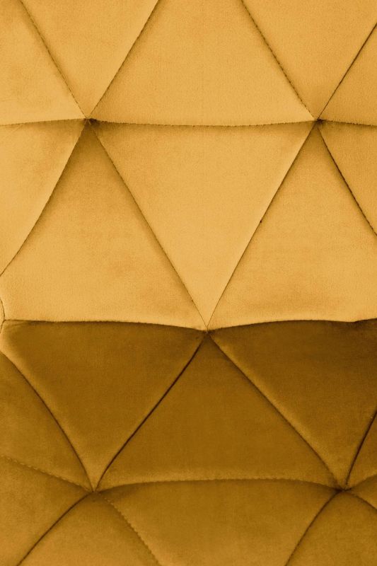 Jedálenská stolička 453, čierna-žltá velvet