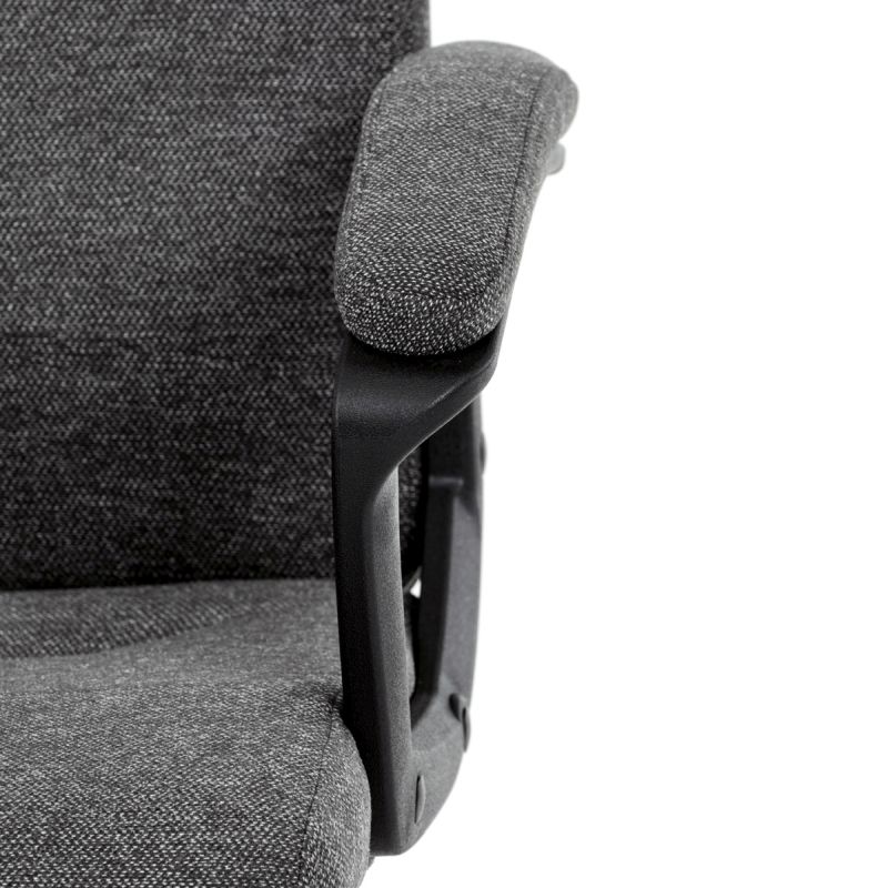 Atraktívne kancelárske kreslo, sivá látka