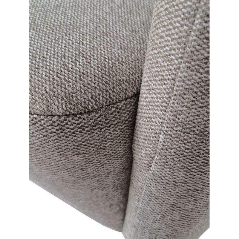 Dizajnové kreslo v prevedení svetlosivá-čierna