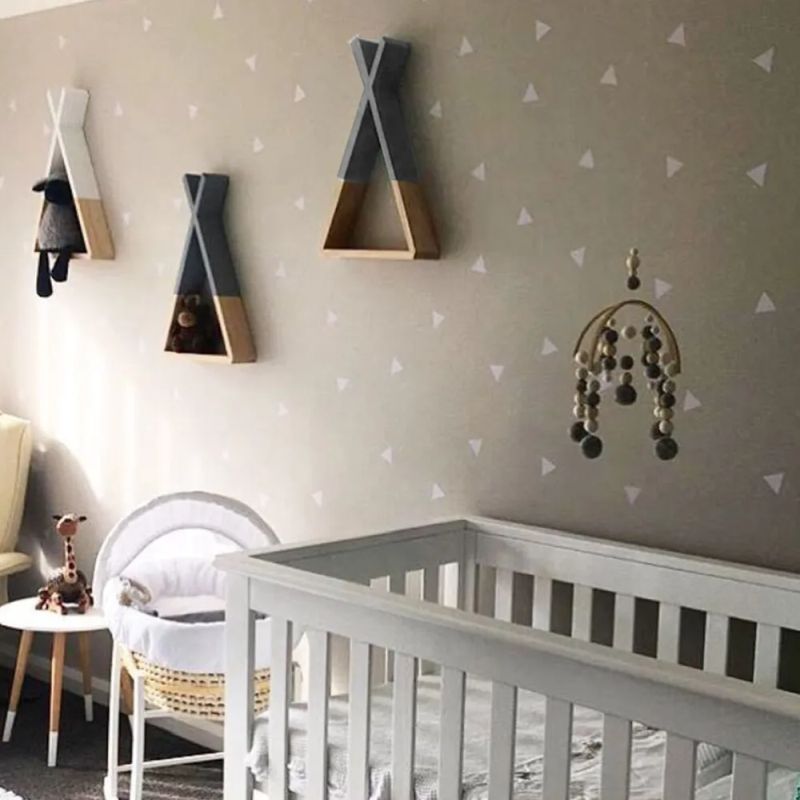 Detská polička, biela-prírodná