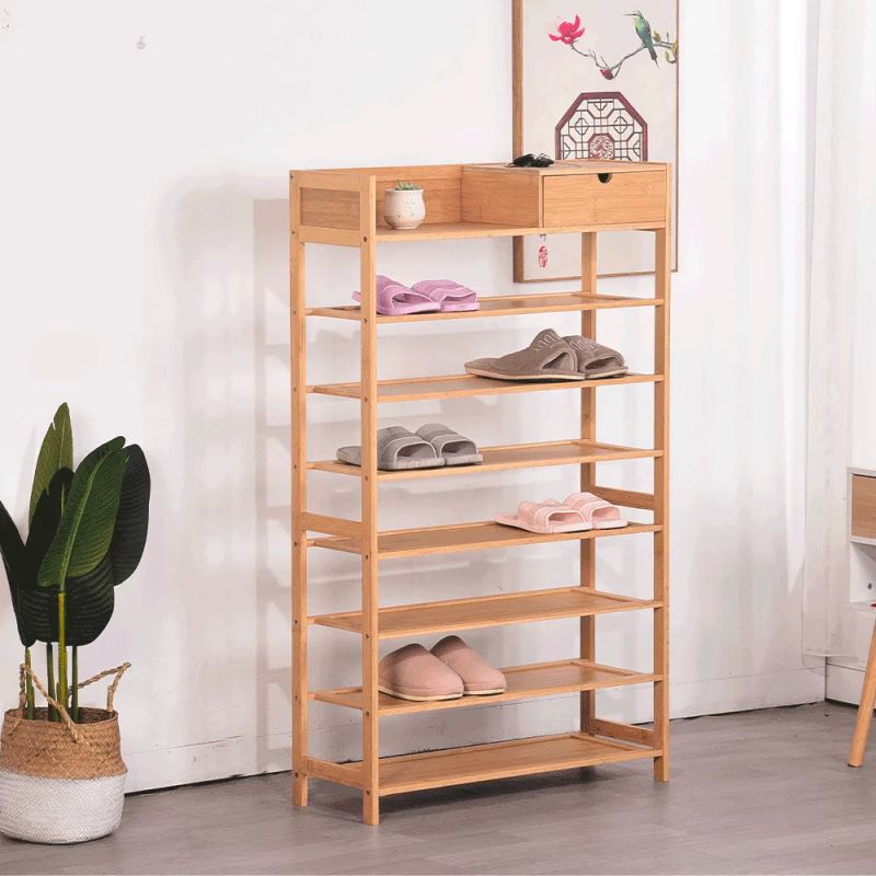 Botník, 7-radový, bambus