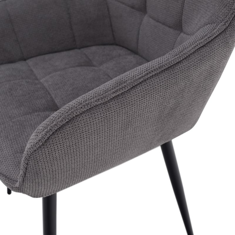 Dizajnové kreslo, sivá-čierna