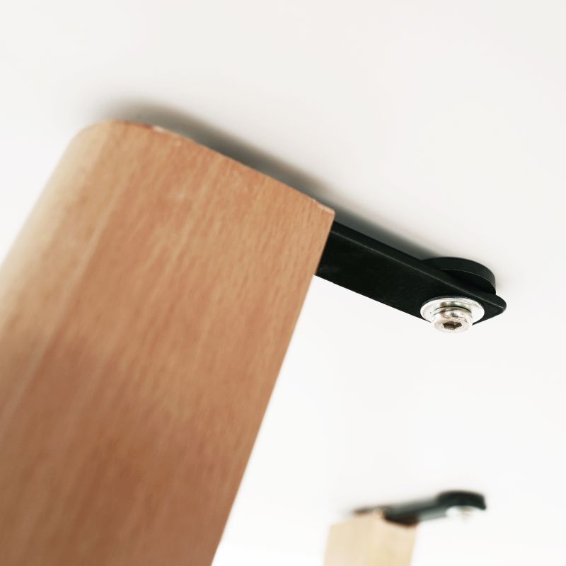 Jedálenský stôl, biela-prírodná, 80x80 cm