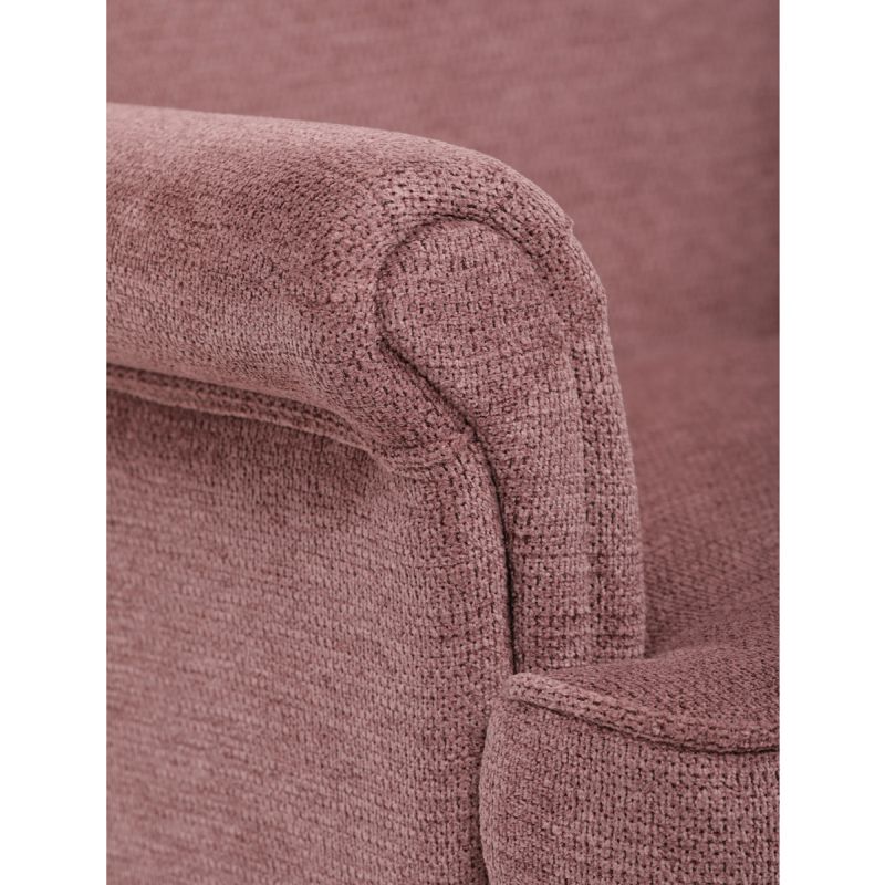 Elegantné kreslo ušiak, ružová látka