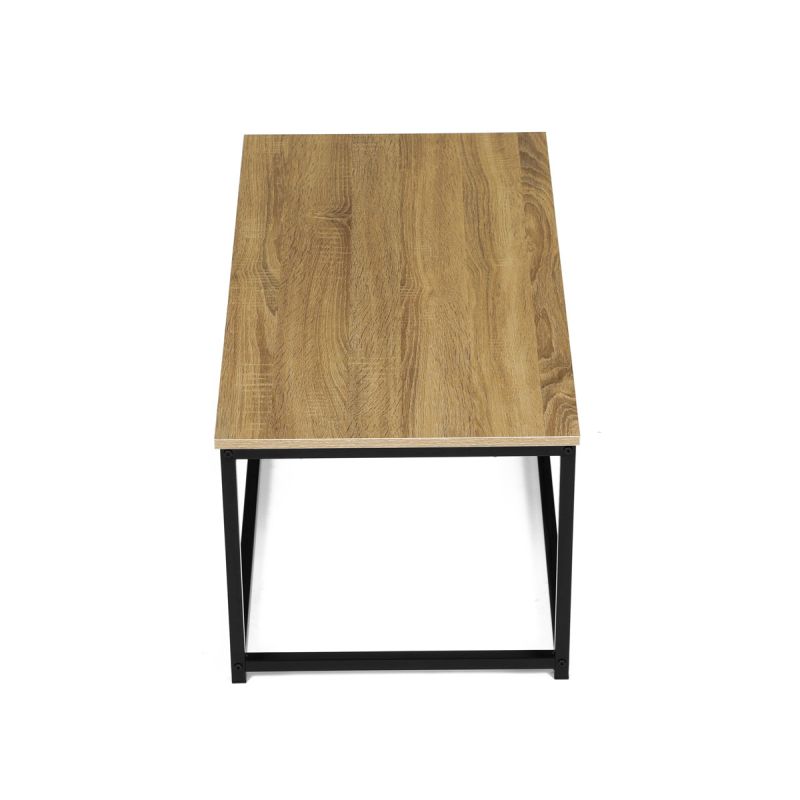 Stôl konferenčný, 90x48x41 cm, MDF, dekor divoký dub