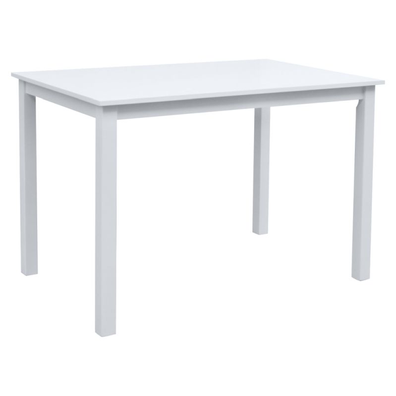 Moderný jedálenský set  1+4, biela-béžovosivá