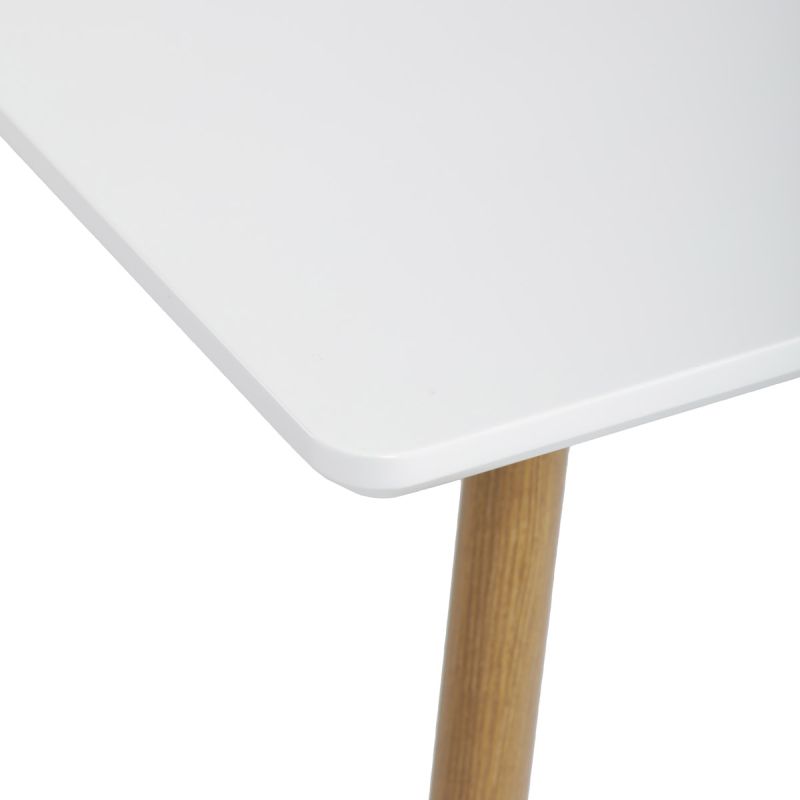 Stôl jedálenský 140x80, MDF, biela matná doska