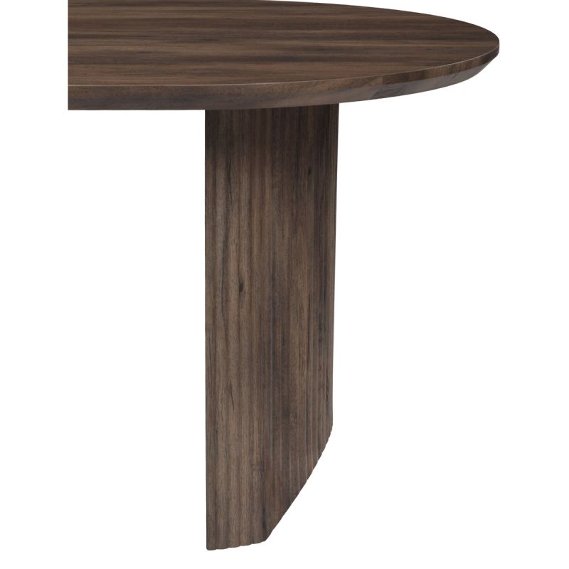 Stôl jedálenský, 200x100x76 cm, MDF doska, 3D dekor orech