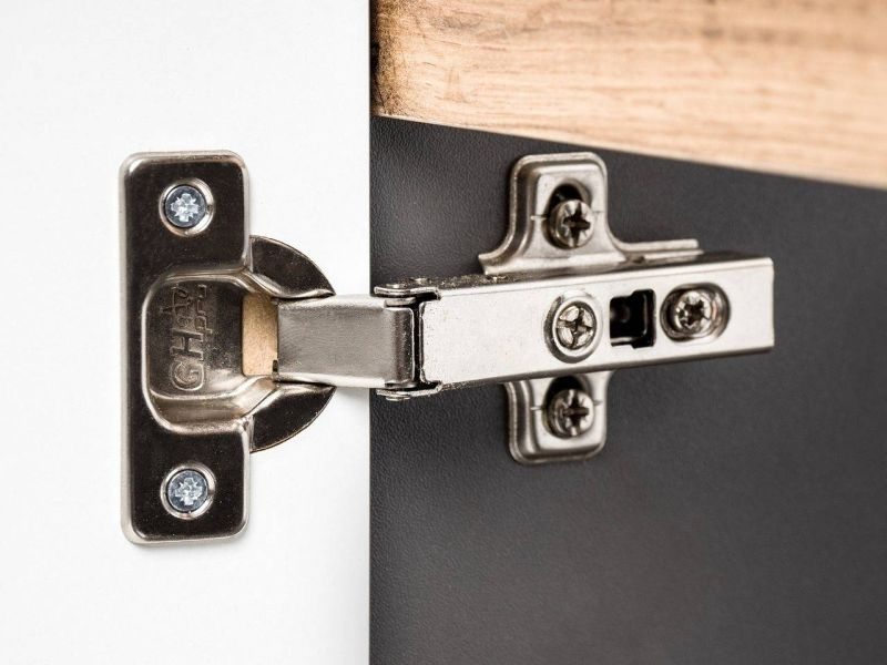 Kúpeľňová skrinka 800 sivá/sivý vysoký lesk