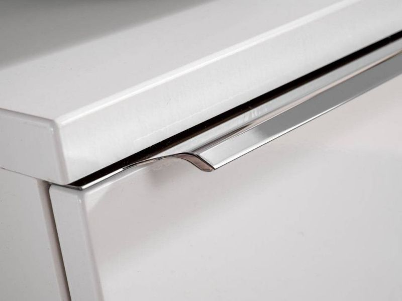 Kúpeľňová skrinka 821 dub craft/biela/biely lesk