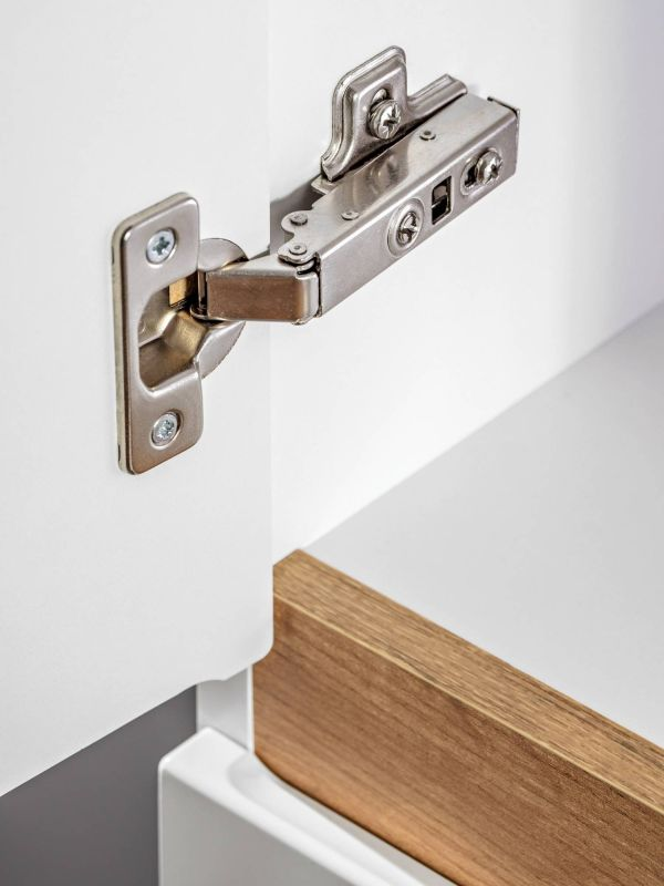 Kúpeľňová skrinka 800 biela/dub