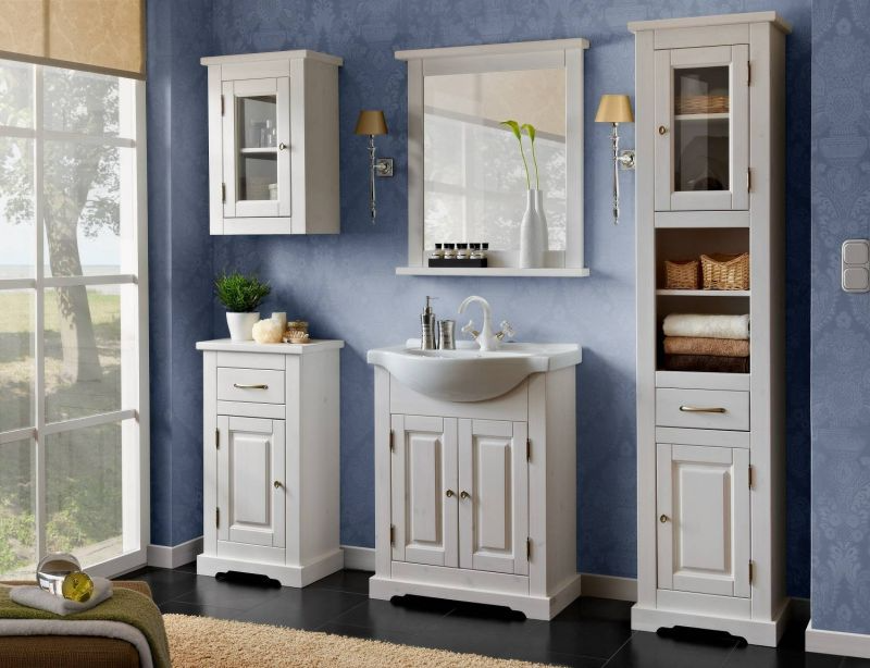 Kúpeľňová skrinka 800 biela