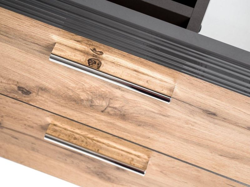 Kúpeľňová skrinka 820 dub wotan/anthracit