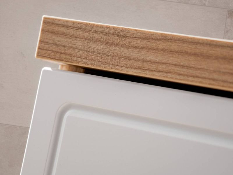 Skrinka do kúpeľne 852 dub artisan/biely mat