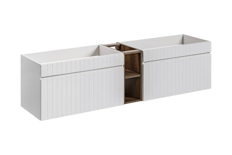 Skrinka do kúpeľne 82-100-D-1S biely mat-biela alpská