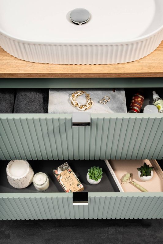 Skrinka do kúpeľne 82-60-2S, Reed green