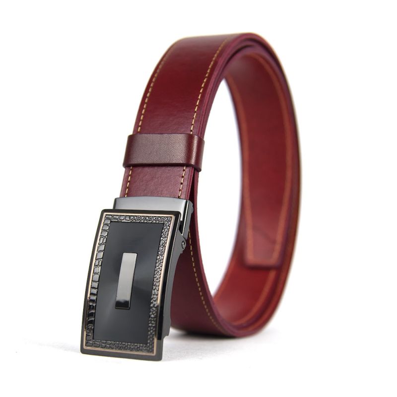 Kožený opasok s výšivkou, pracka s brzdou, 140cm, Limitovaná edícia 01