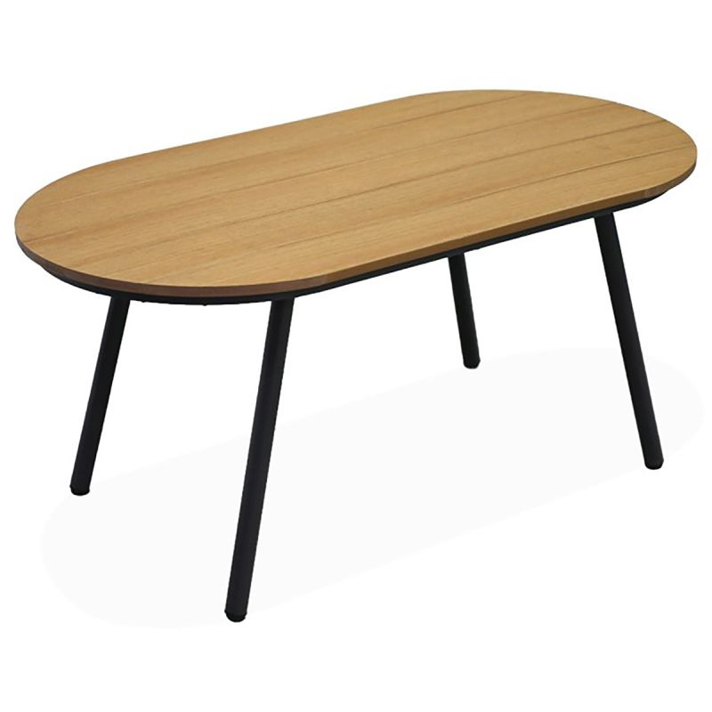 Elegantná záhradná sedacia súprava v prírodnom odtieni